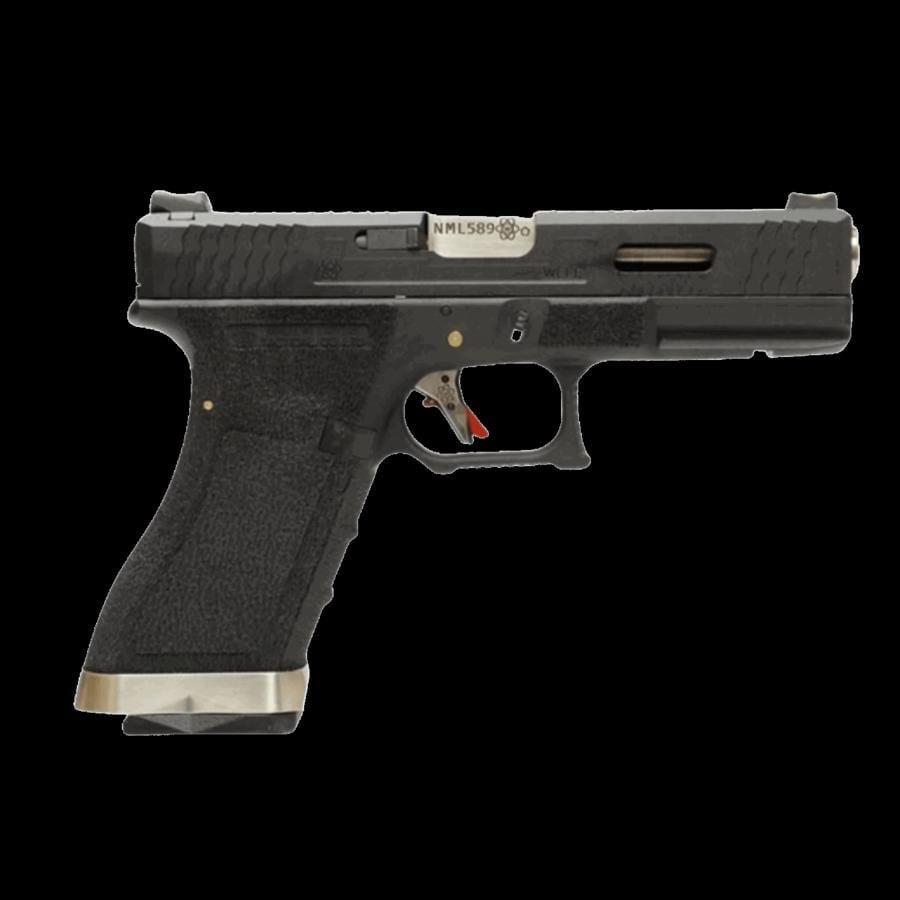 WE GLOCK18 G18 FullAuto T5 GBB Airsoft Tabanca Seti