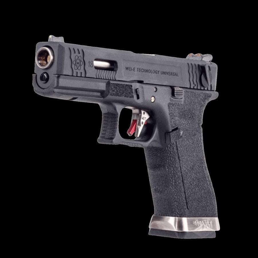 WE GLOCK18 G18 FullAuto T5 GBB Airsoft Tabanca Seti