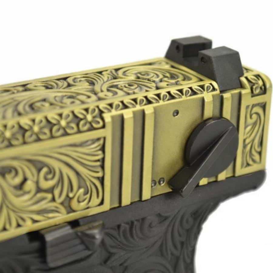 WE Glock26 G26 ETCHED IVORY Bronze SE Gravürlü Glock Airsoft Tabanca