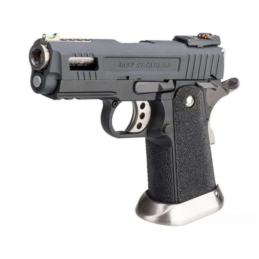WE Hi Capa 3.8 SIYAH FullAUTO Airsoft Tabanca Velociraptor (WE-H007WET-1)