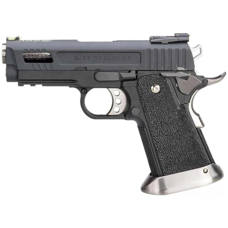 WE Hi Capa 3.8 SIYAH FullAUTO Airsoft Tabanca Velociraptor (WE-H007WET-1)