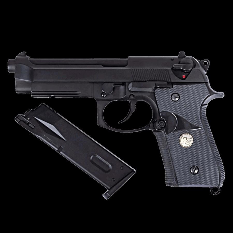 WE M9A1 Gen2 Full Metal Black Airsoft GBB Tabanca - SİYAH