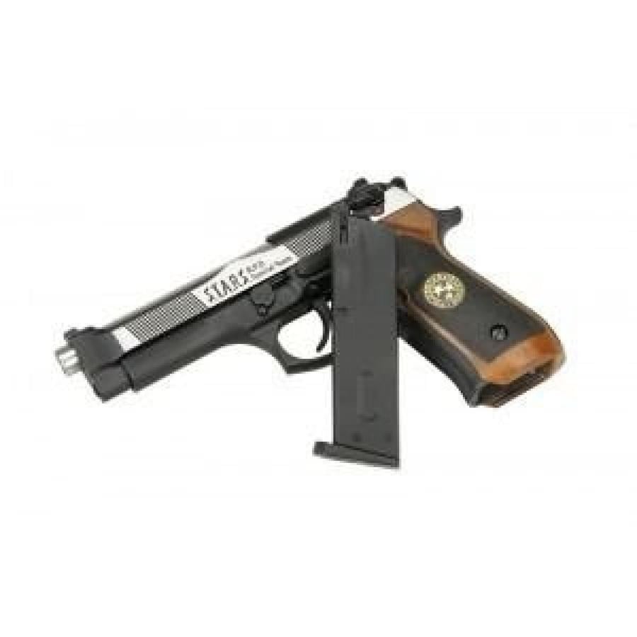 WE Samurai Edge M9 Silver & Black GBB Airsoft Tabanca