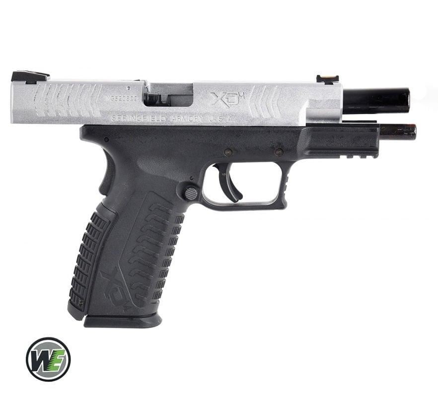 WE Springfield Armory XDM SILVER 2TONE 6mm GBB Airsoft Tabanca