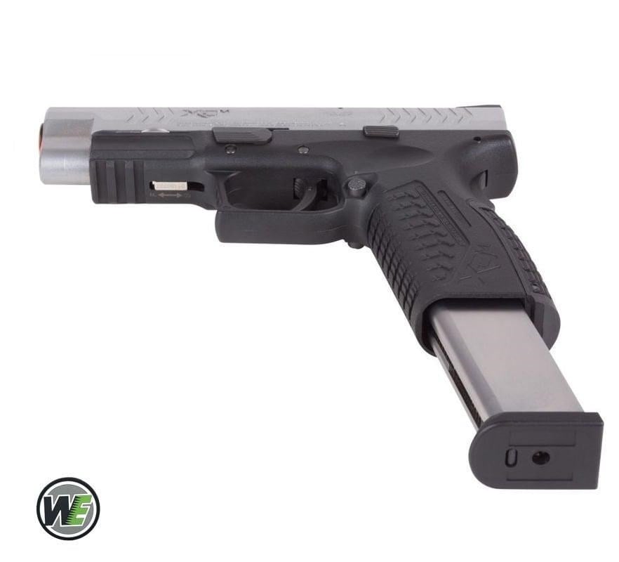 WE Springfield Armory XDM SILVER 2TONE 6mm GBB Airsoft Tabanca