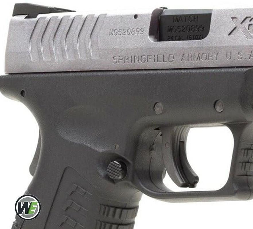 WE Springfield Armory XDM SILVER 2TONE 6mm GBB Airsoft Tabanca