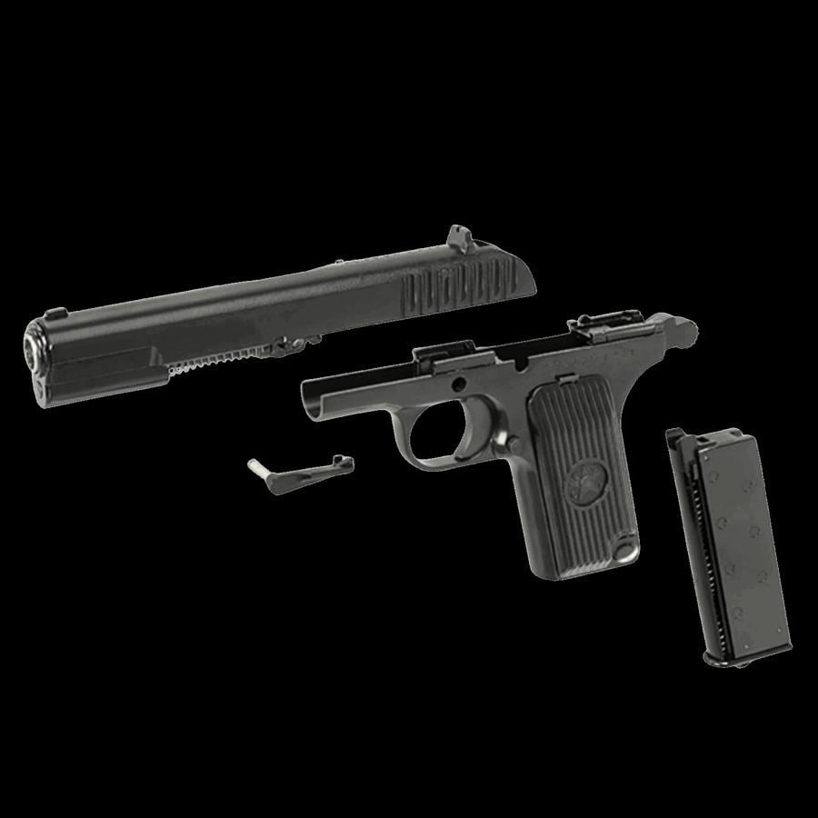 WE Tokarev SIYAH -TT3 GBB Airsoft GasBlowback Tabanca Seti