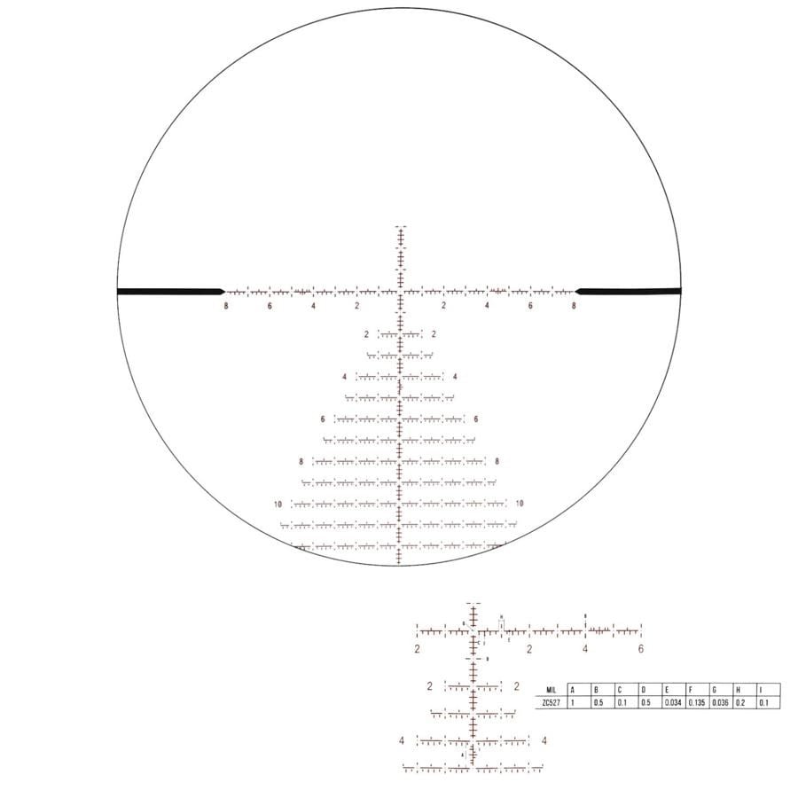(ZCO) ZERO COMPROMISE OPTIC ZC527 5-27x56 MPCT2X FPP - GREEN