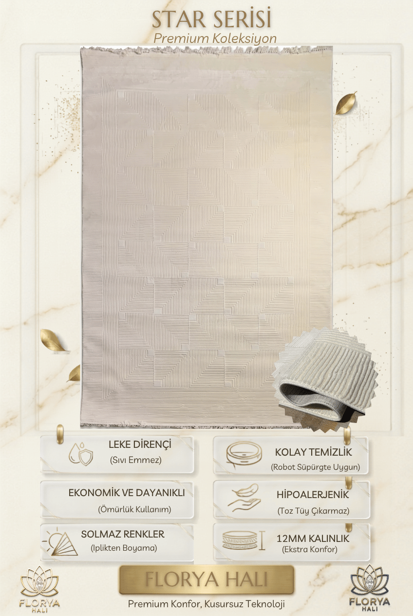 Florya Halı Star Koleksiyonu Desen Halı Model 34
