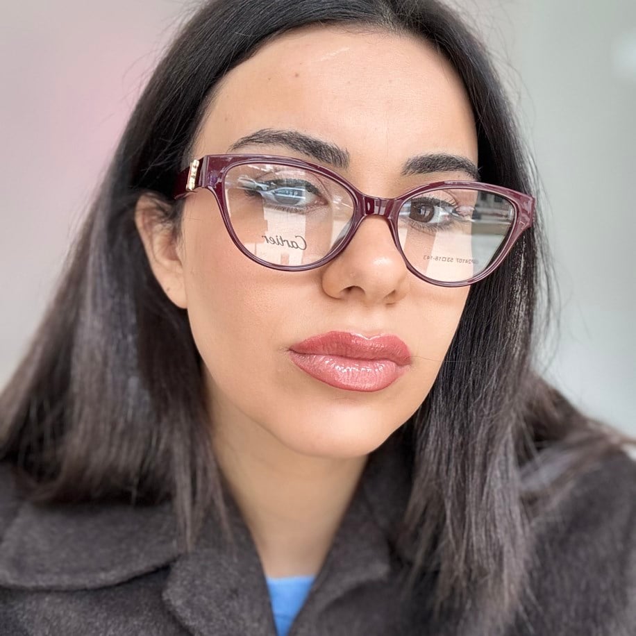 Cr Marka Bordo Optik Gözlük