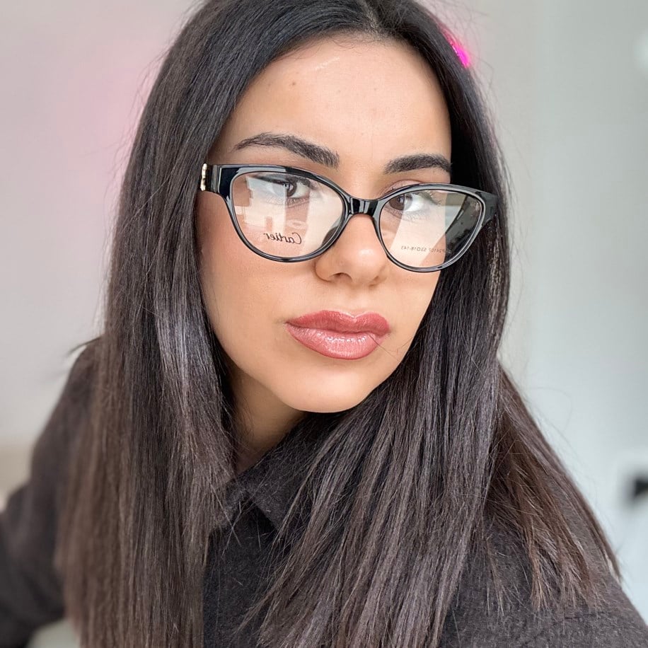 Cr Marka Siyah Optik Gözlük