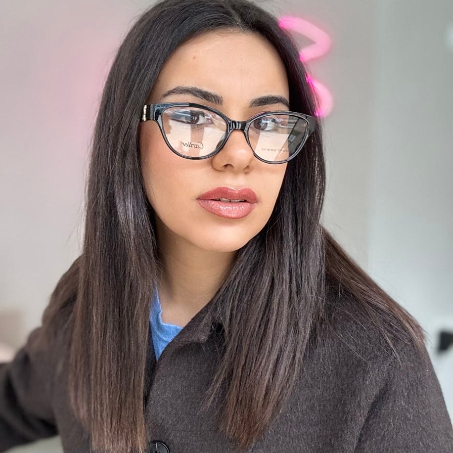 Cr Marka Siyah Optik Gözlük