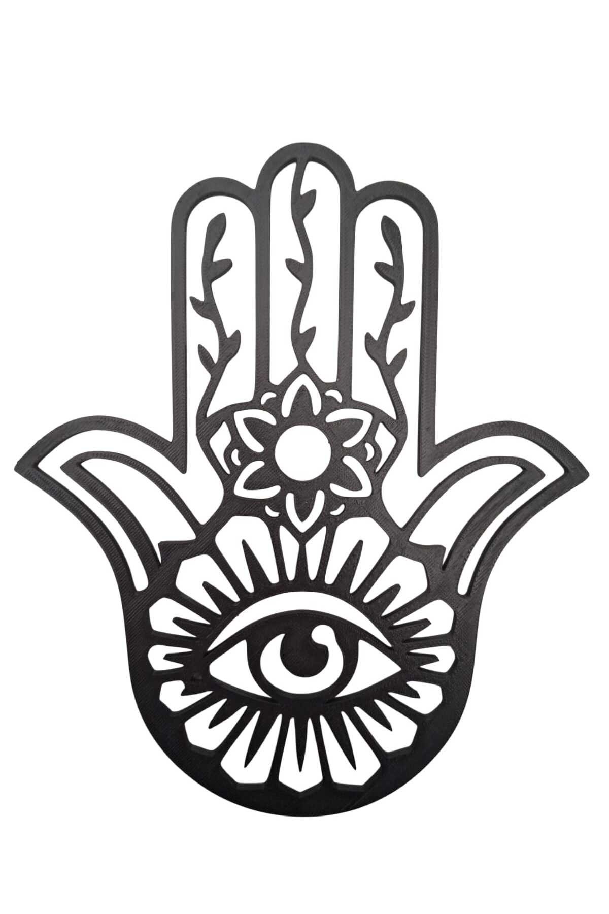 3D Baskı Hamsa El Duvar Dekoru