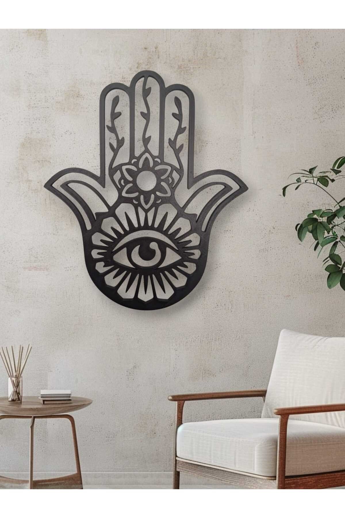 3D Baskı Hamsa El Duvar Dekoru
