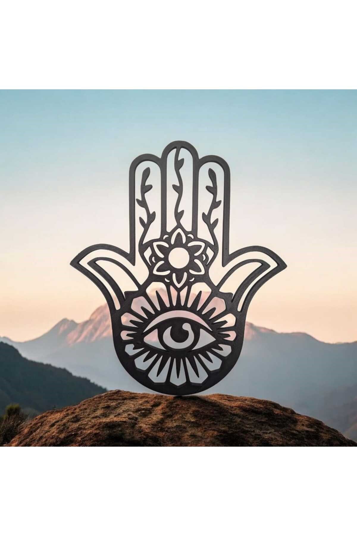 3D Baskı Hamsa El Duvar Dekoru