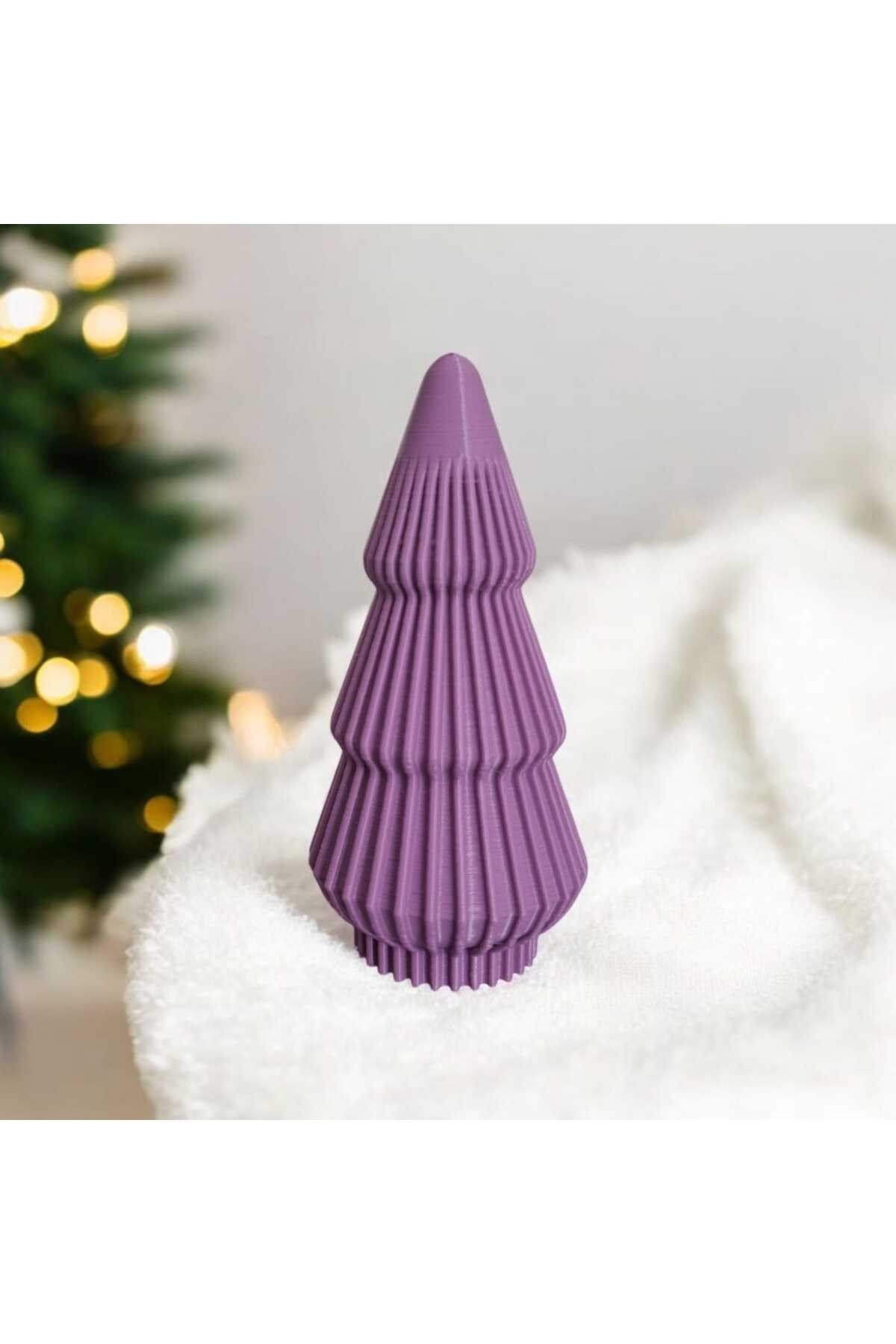 3D Baskı Minimal Yılbaşı Çam Ağacı Dekoru