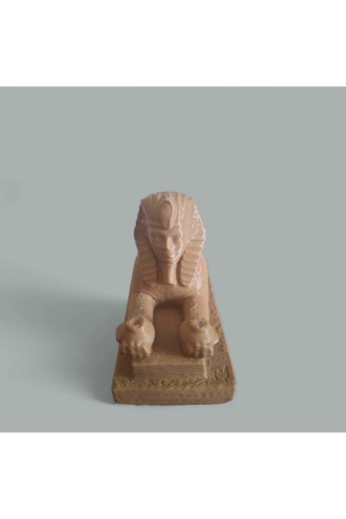 3D Baskı Mısır Sfenksi Dekoratif Heykel – Masa Üstü Figür ve Biblo