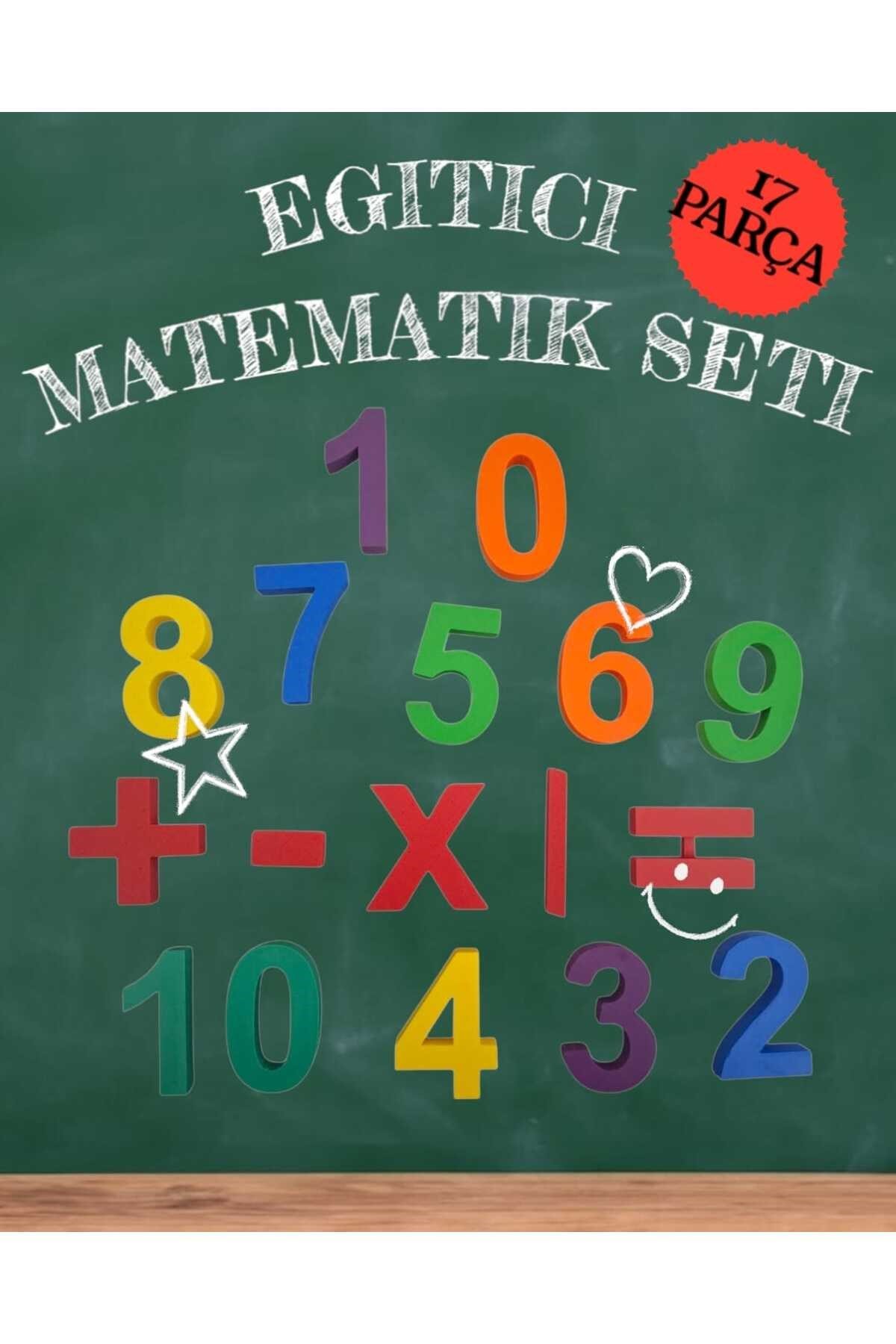 3D Baskı Renkli Matematik Öğrenme Seti (Sayılar ve İşlem Sembolleri 0-10)