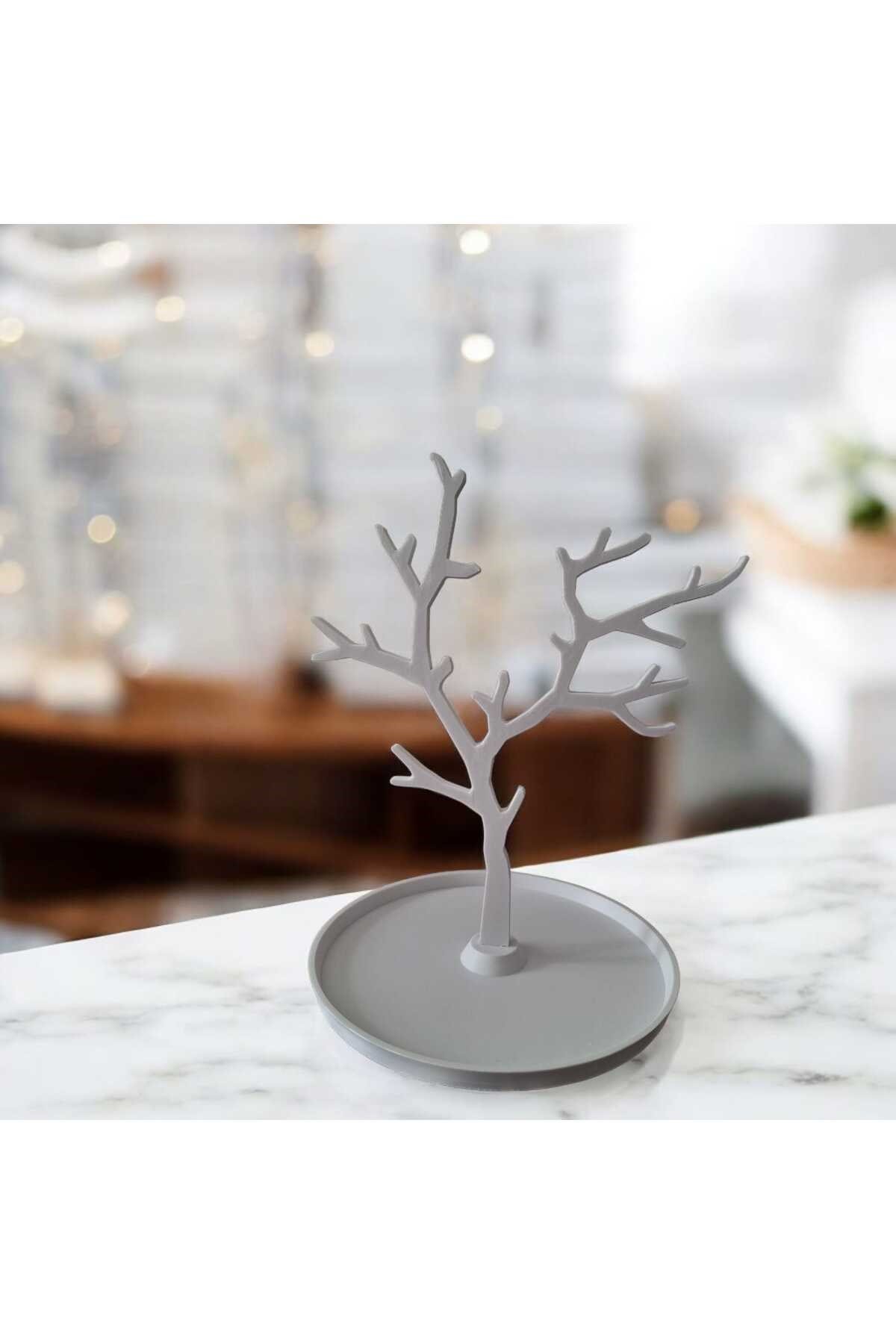 3D Baskı Takı Ağacı – Küpe, Kolye ve Bileklik Standı Düzenleyici