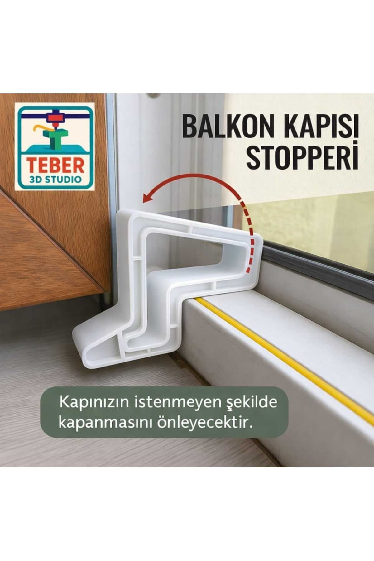 Pencere - Balkon Kapı Stoperi (Beyaz)