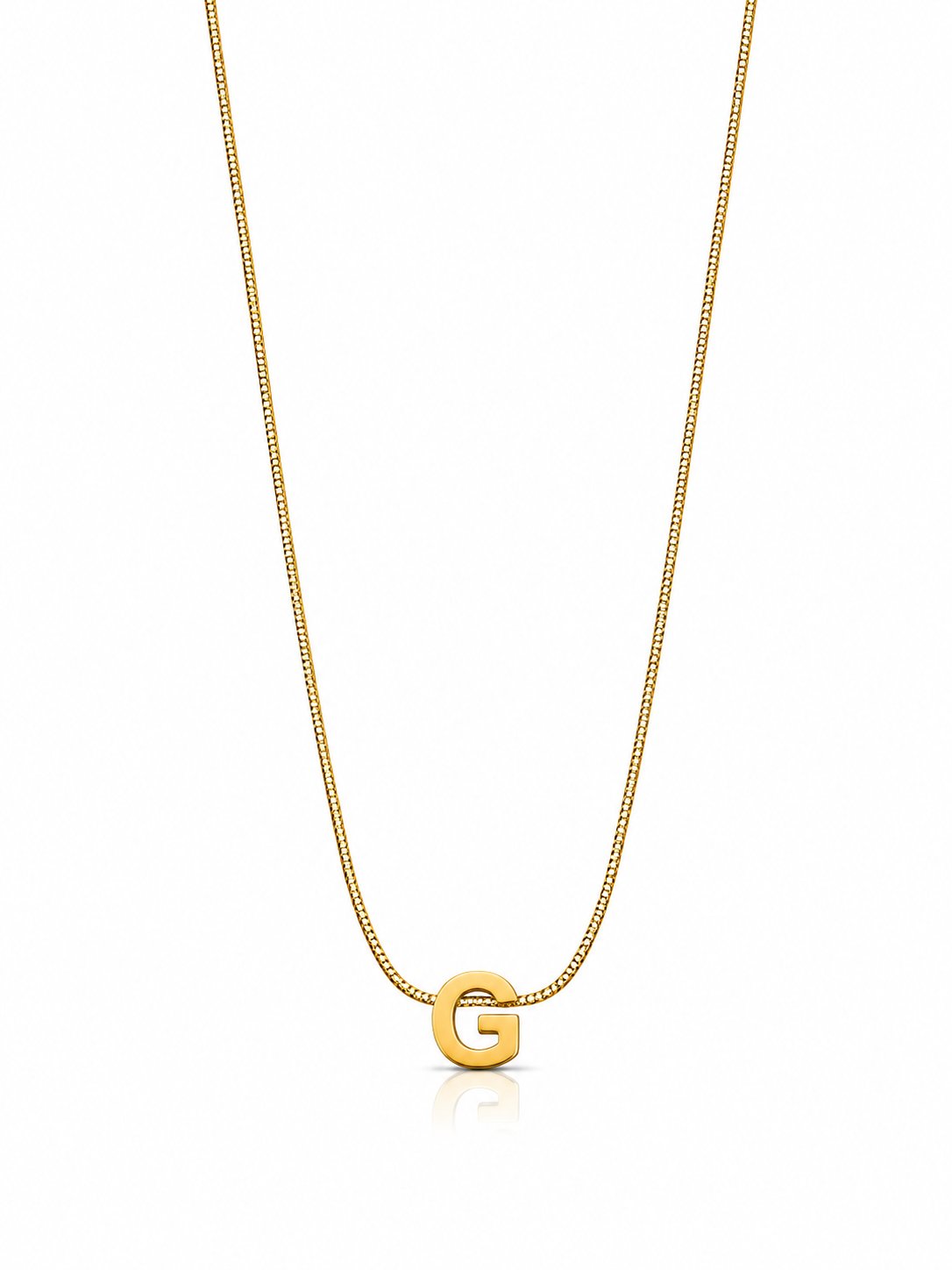 Gold-Çelik S Harf Kolye