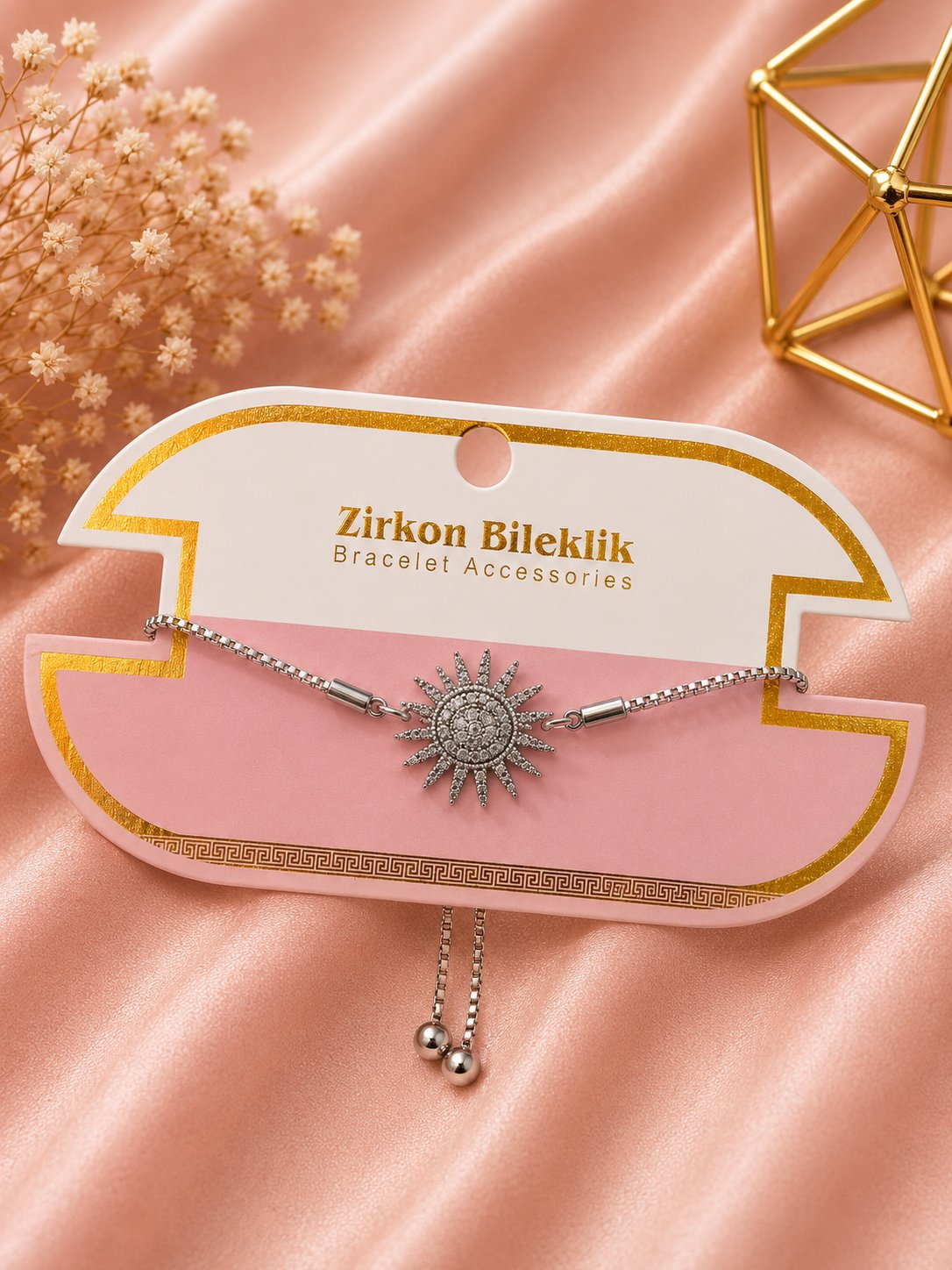Zirkon Taşlı Bileklik