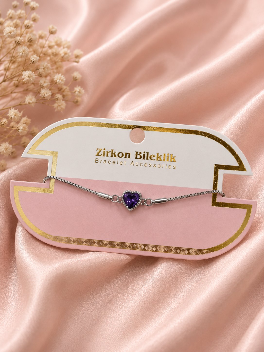 Zirkon Taşlı Bileklik