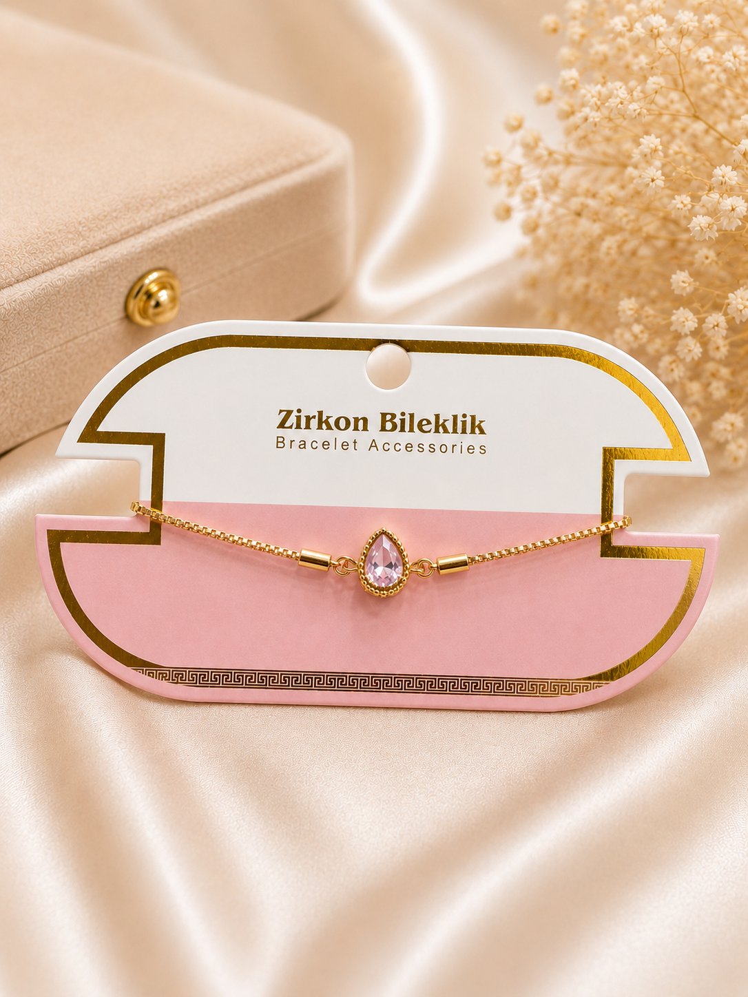 Zirkon Taşlı Bileklik