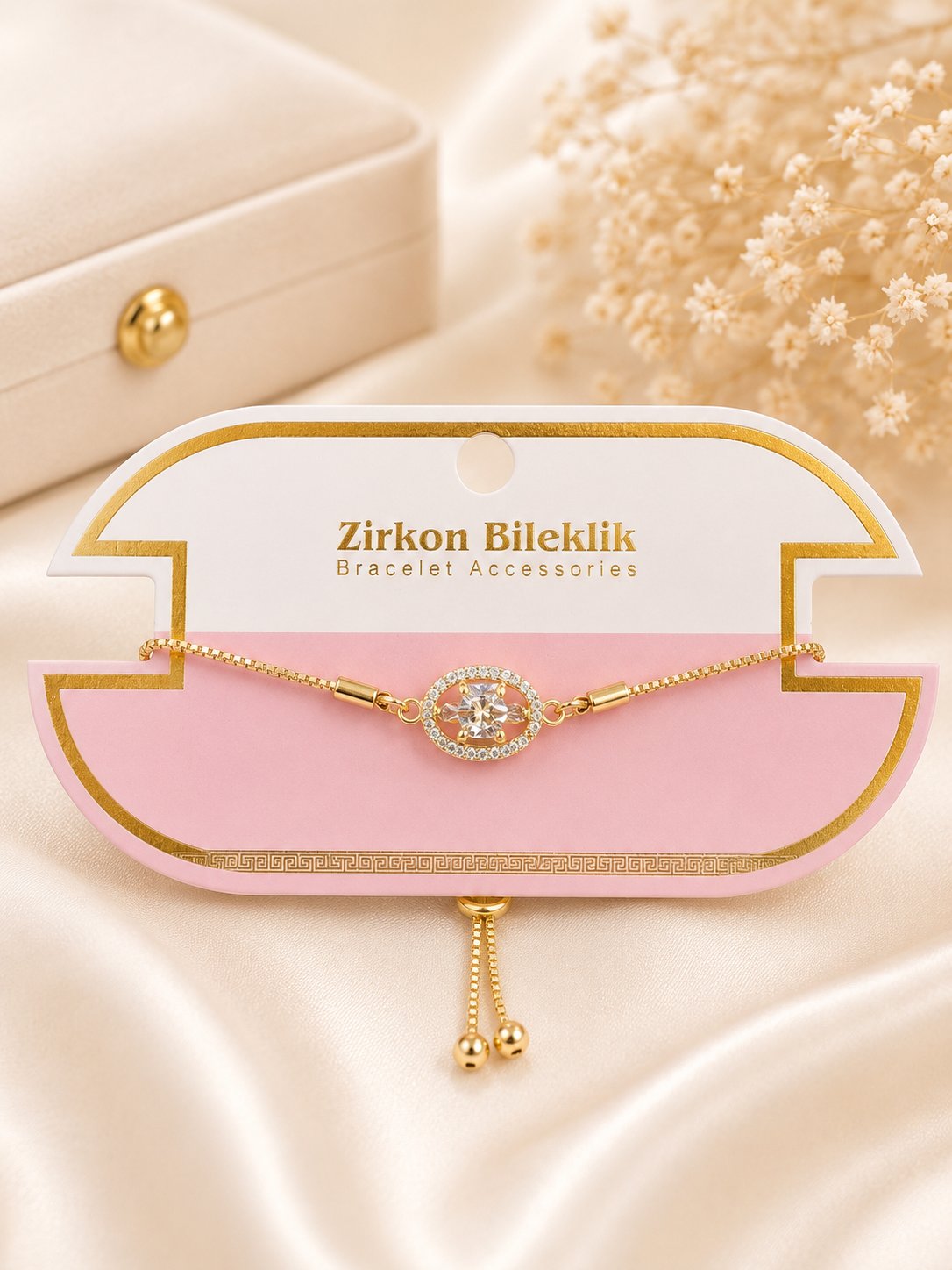 Zirkon Taşlı Bileklik