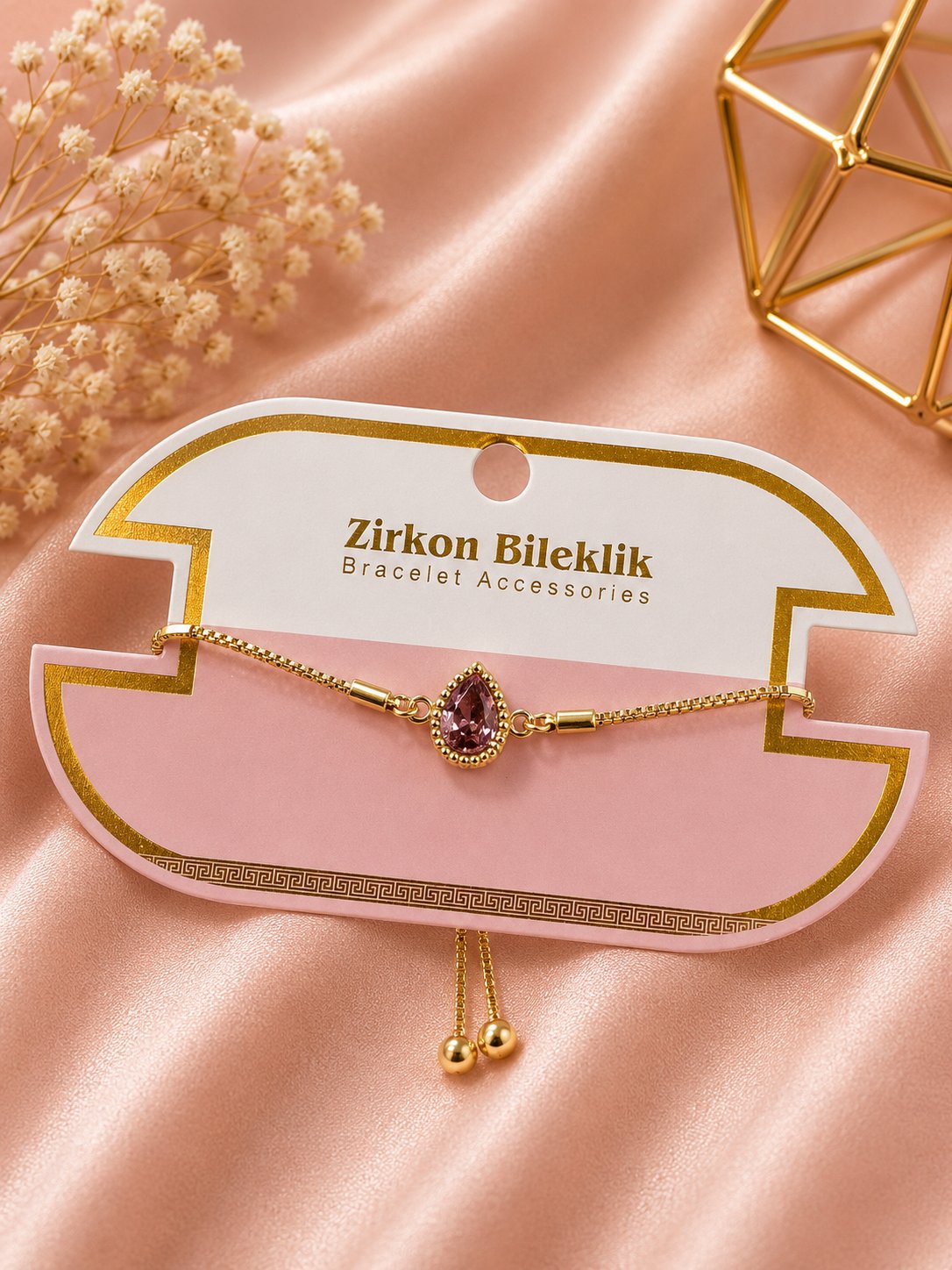 Zirkon Taşlı Bileklik