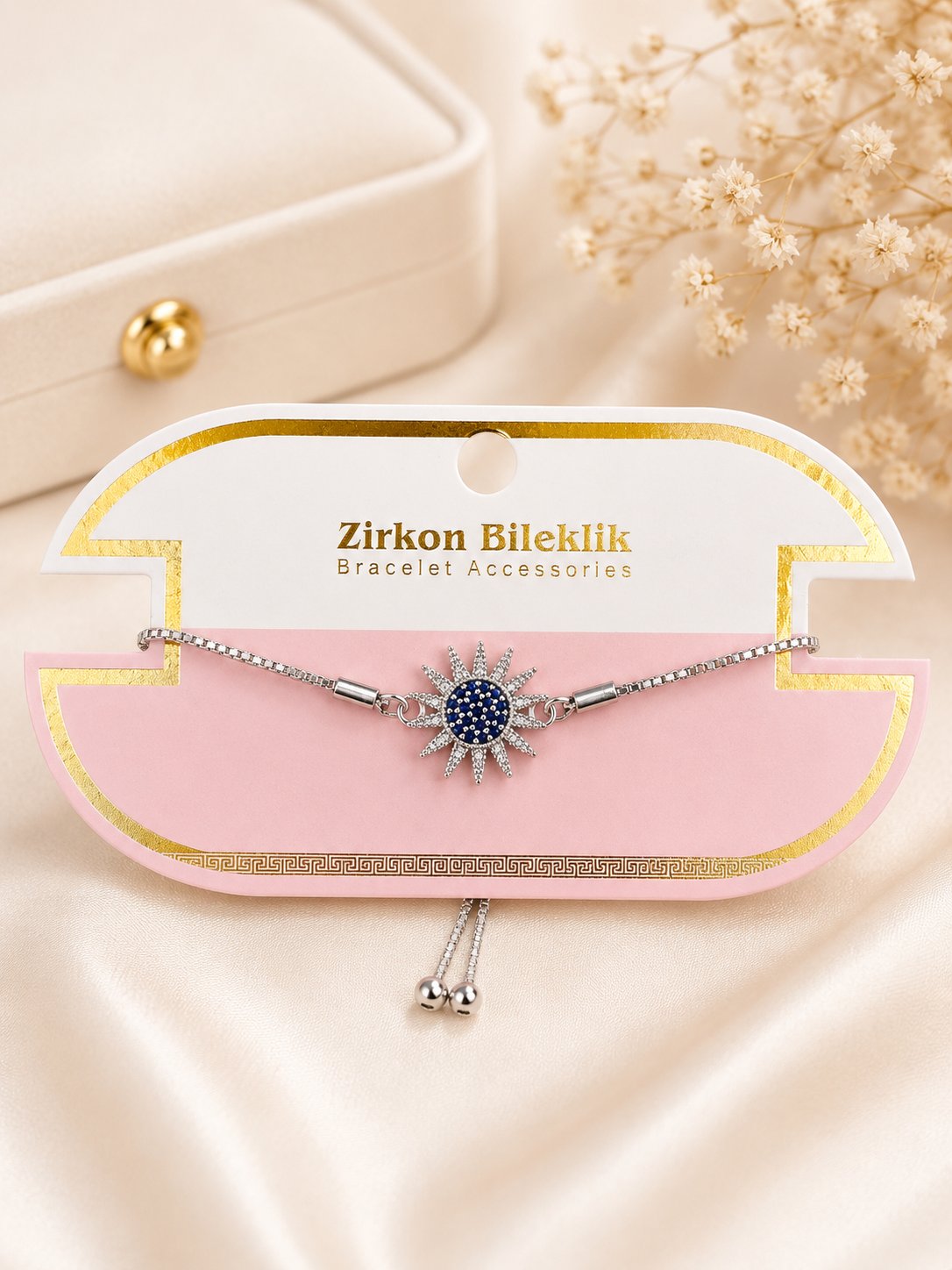 Zirkon Taşlı Bileklik