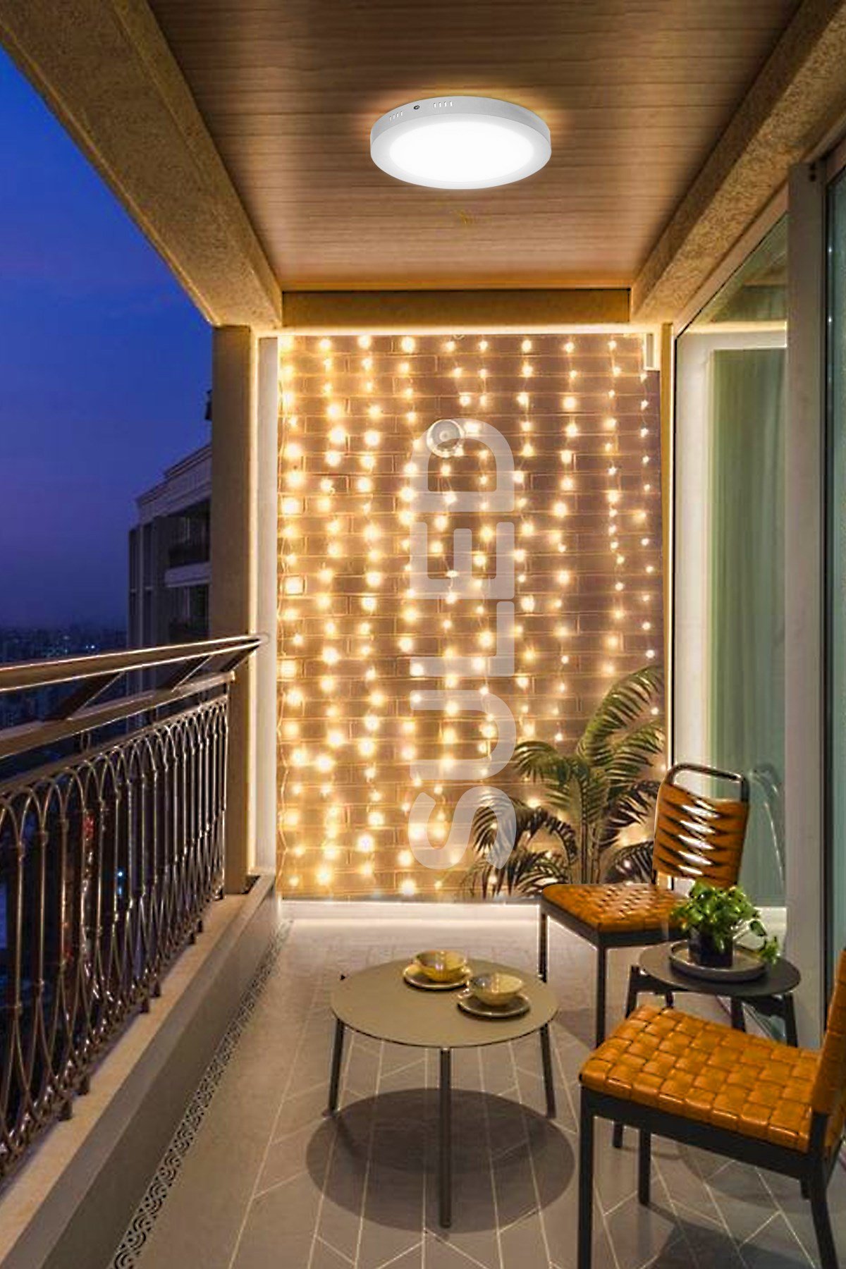 18 Watt Beyaz Işık Yuvarlak Model Sıva Üstü Armatür Panel