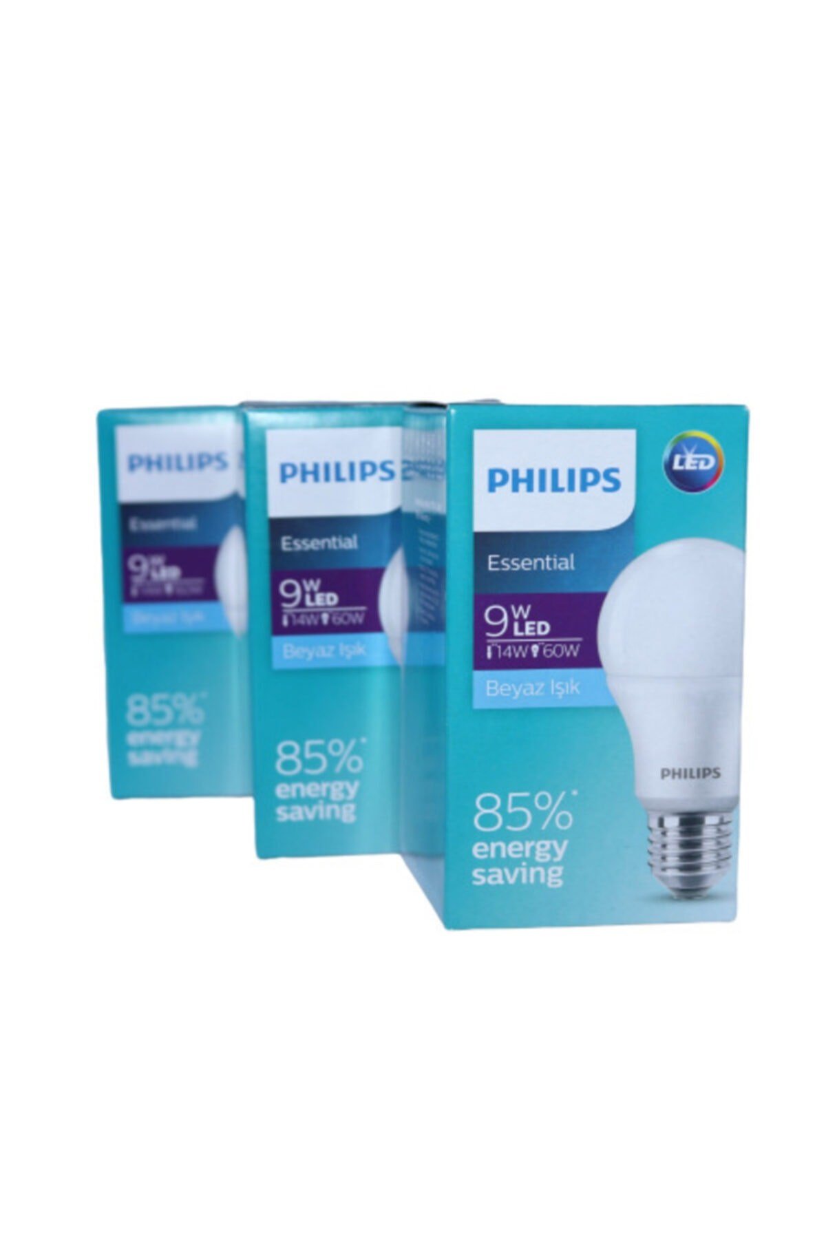 9 W Led Tasarruflu Ampul 10 Adet Süper Fiyat - Beyaz Işık