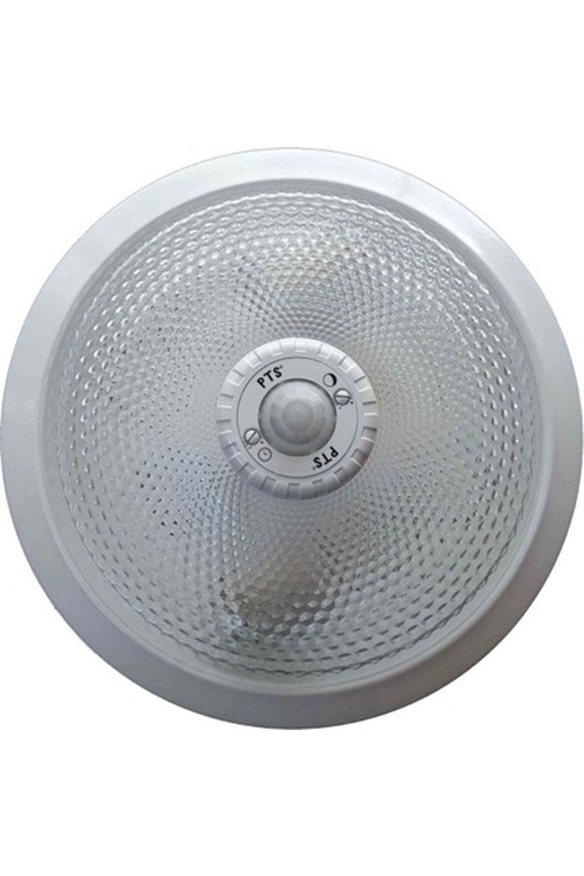 Sensörlü Tavan 360° Hareket Sensörlü Tavan Armatürü Lamba-PLASTİK KASA-ŞEFFAF MİKA KAPAK
