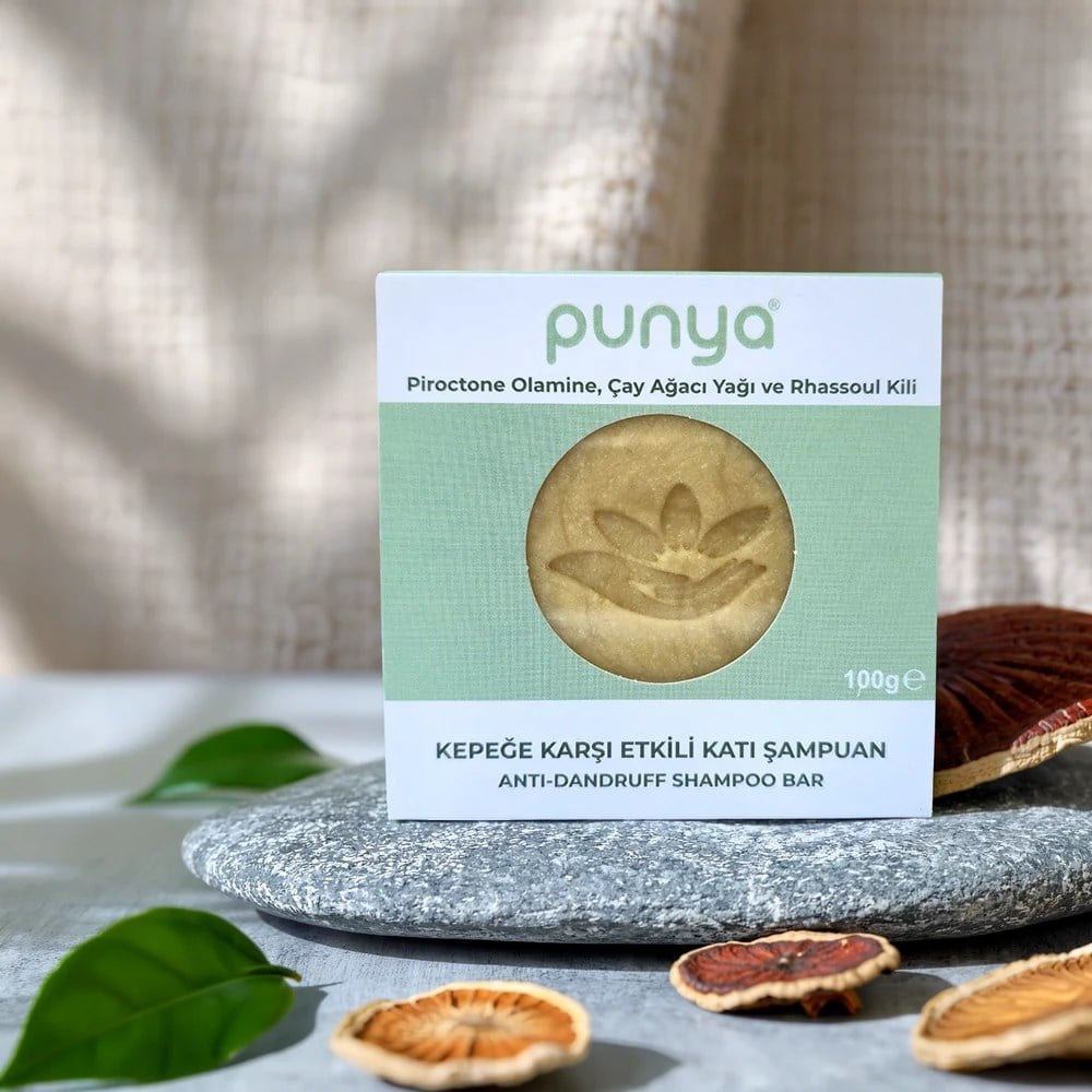 Punya Kepek Eğilimine Karşı Arındırıcı Katı Şampuan Bar