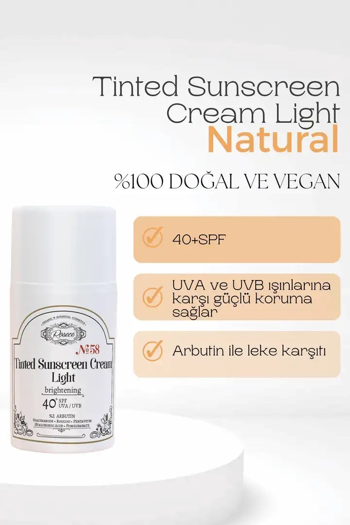 Rosece Renkli Güneş Kremi Light