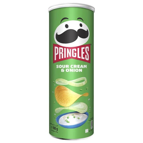 Pringless Cips  Yeşil Sour Cream & Onıon