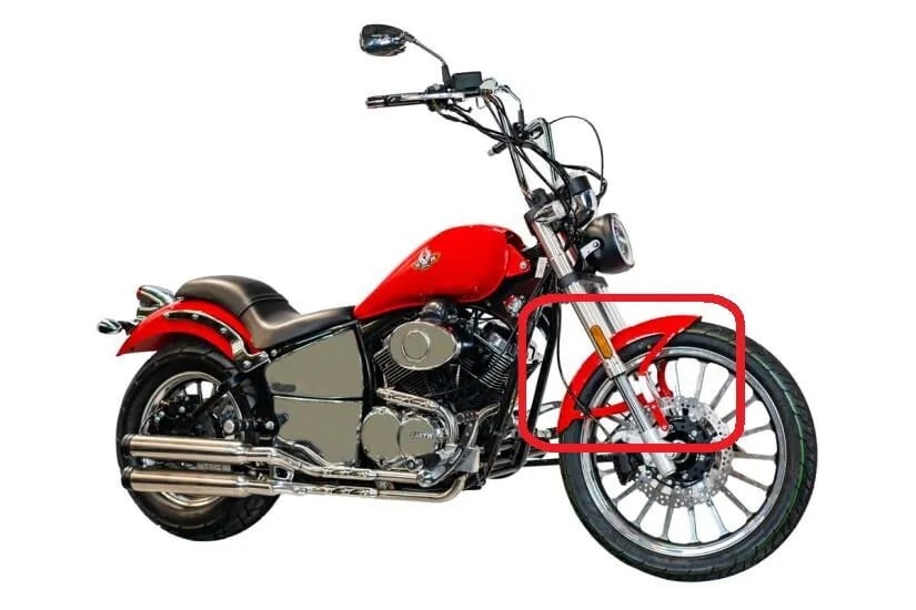REGAL RAPTOR DAYTONA 250 V ÖN ÇAMURLUK KIRMIZI