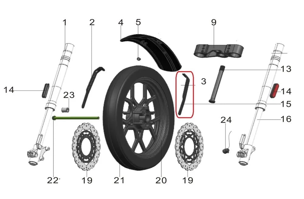 REGAL RAPTOR PİLDER 250 ÖN AMORTİSÖR KEÇESİ TAKIM