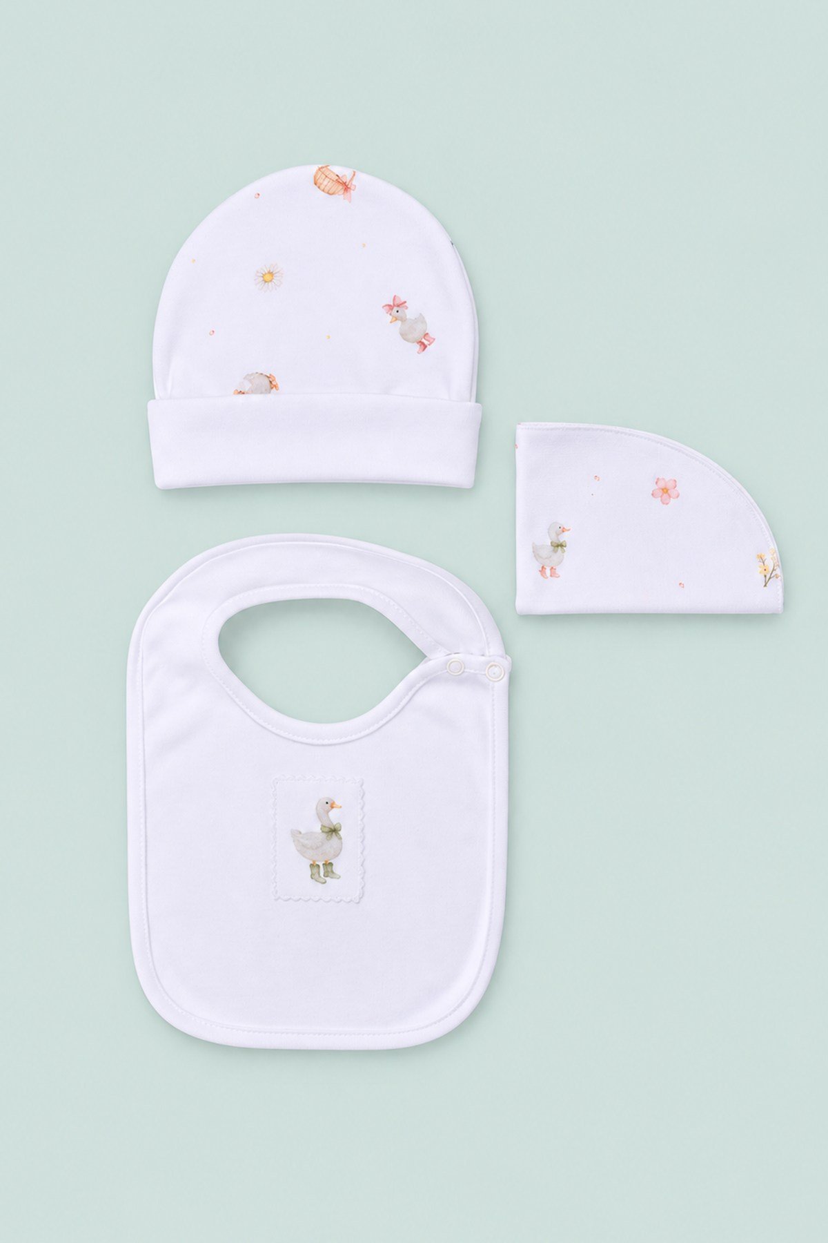 Exclusive Çizmeli Ördek  5'li Kız Tulum Set