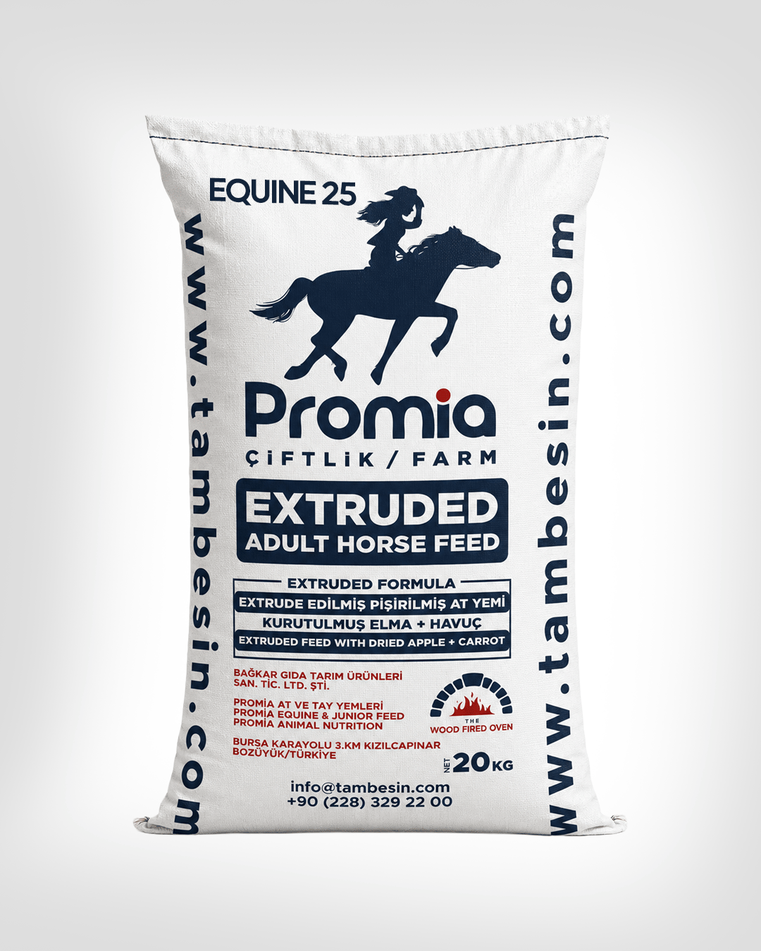 Promia Equine 25 | Extrude Edilmiş Günlük At Besleme Yemi