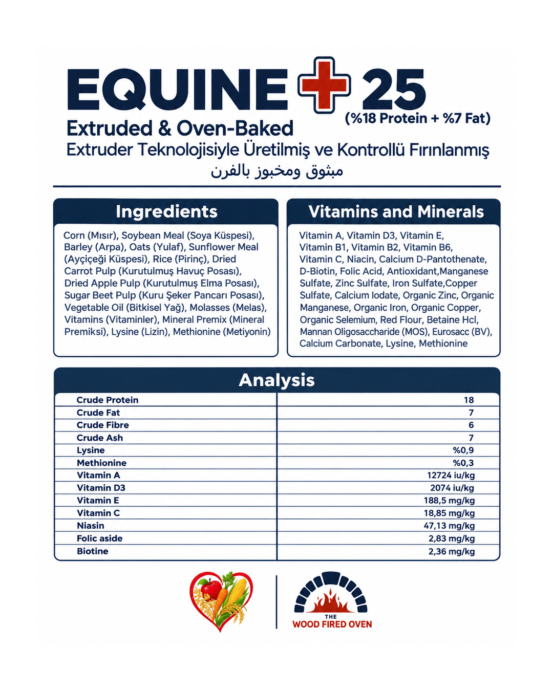 Promia Equine 25 | Extrude Edilmiş Günlük At Besleme Yemi