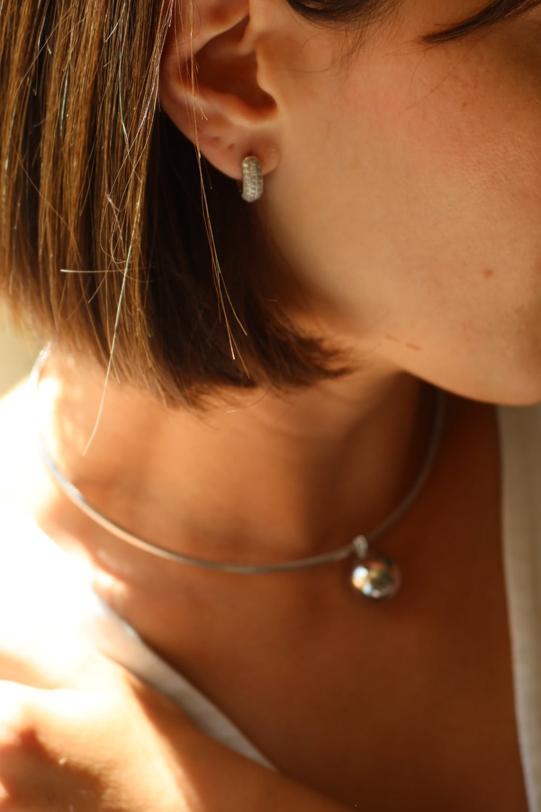 Silver Top Kolye