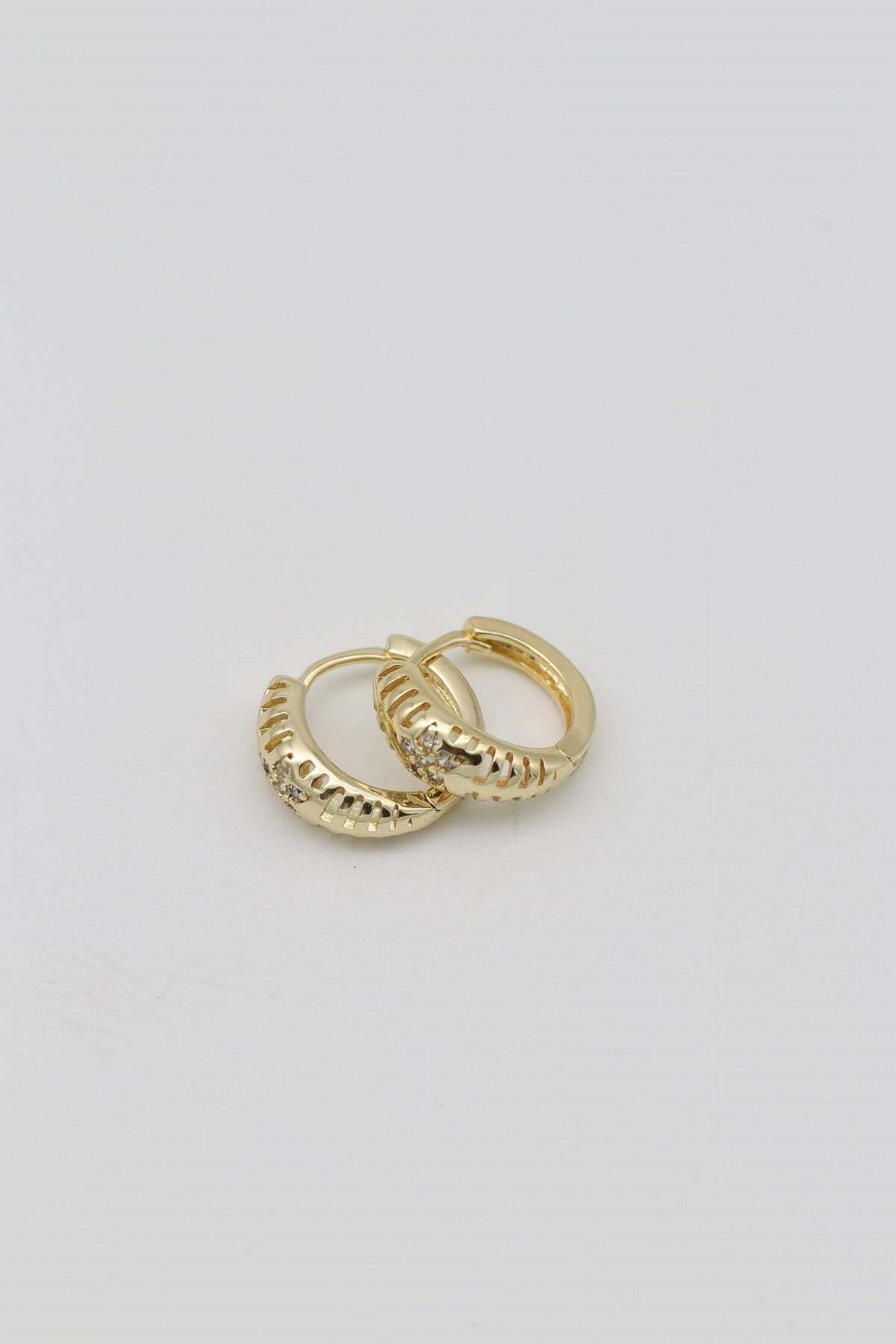 Vip 14 K Altın Kaplama Mini Yıldız Halka (12mm)