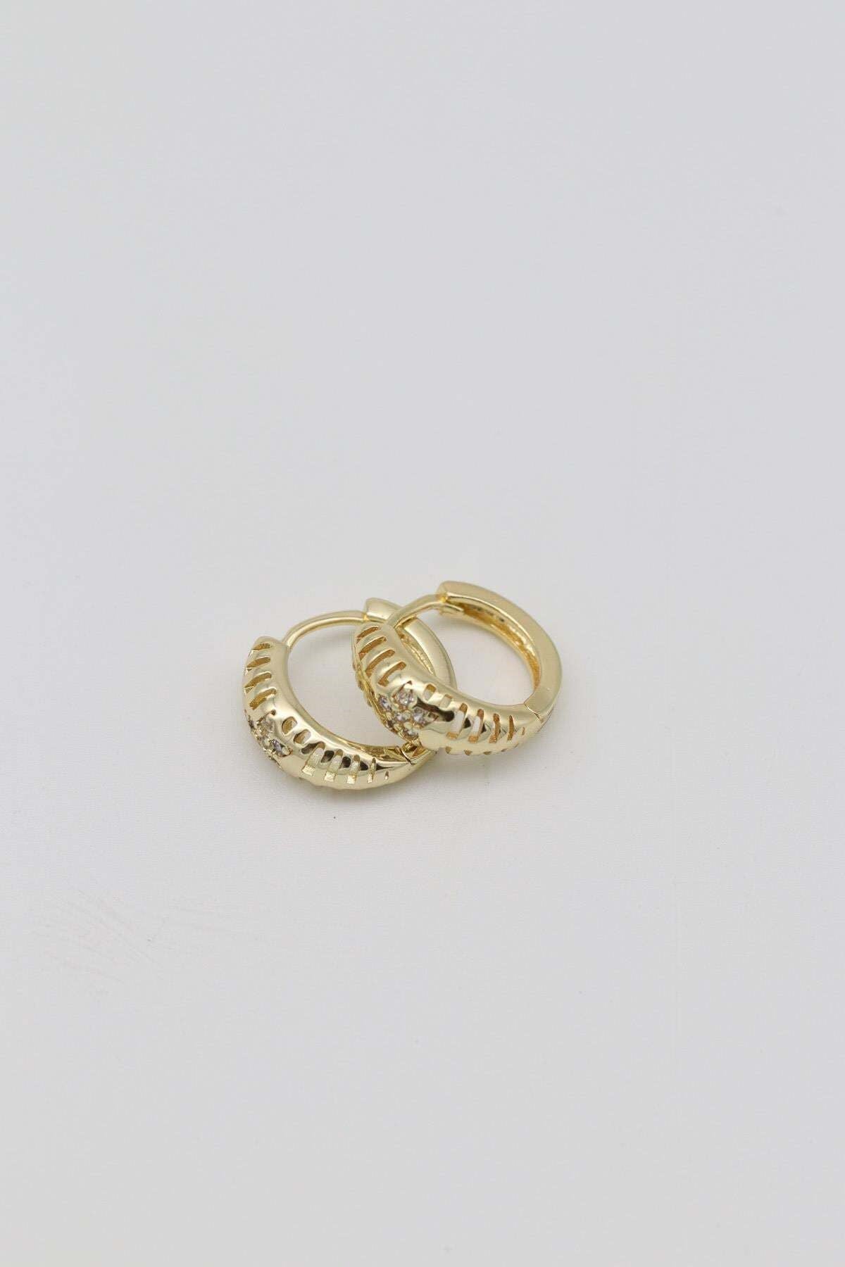 Vip 14 K Altın Kaplama Mini Yıldız Halka (12mm)