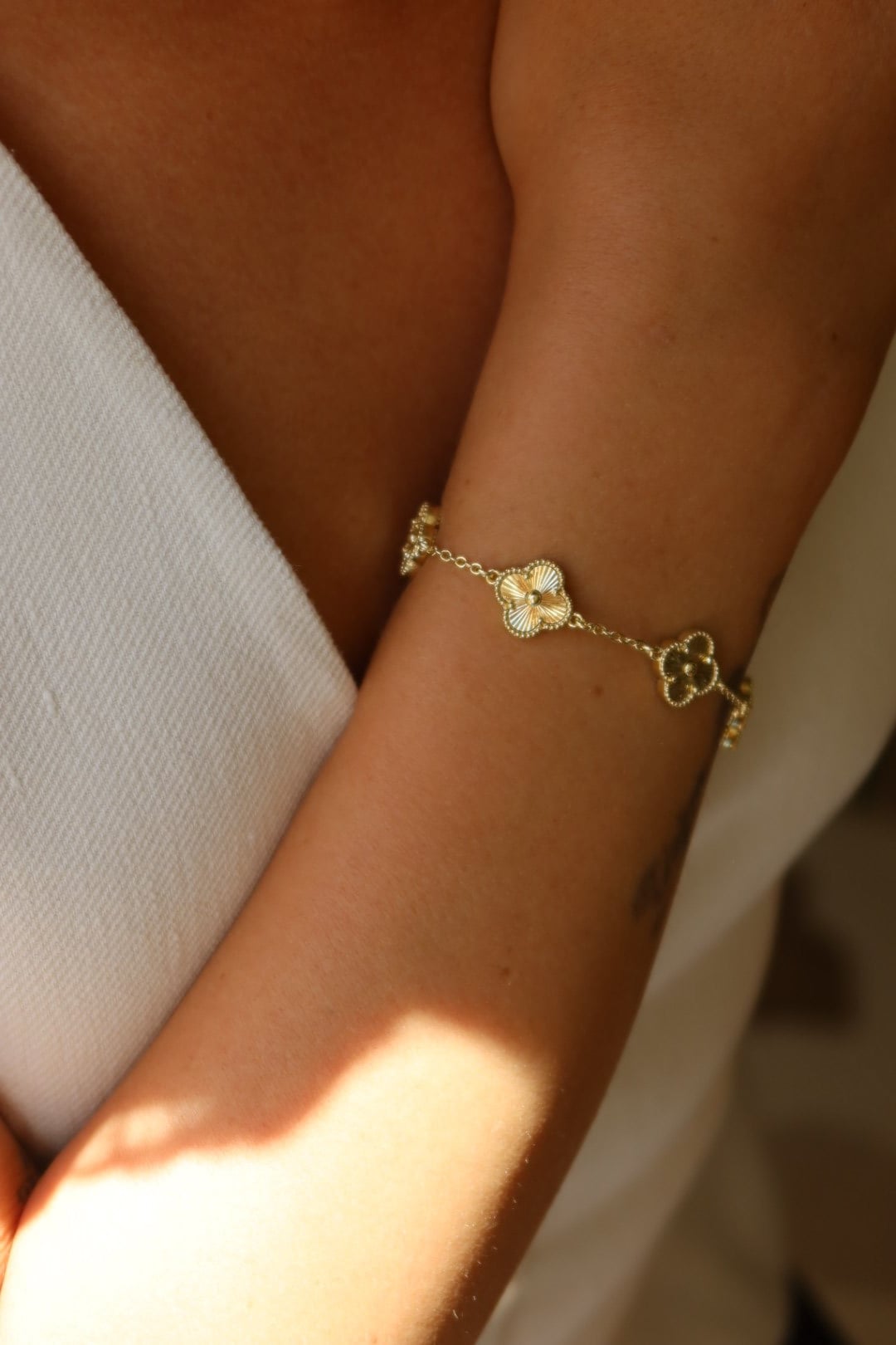 Vip Yonca Gold Bileklik