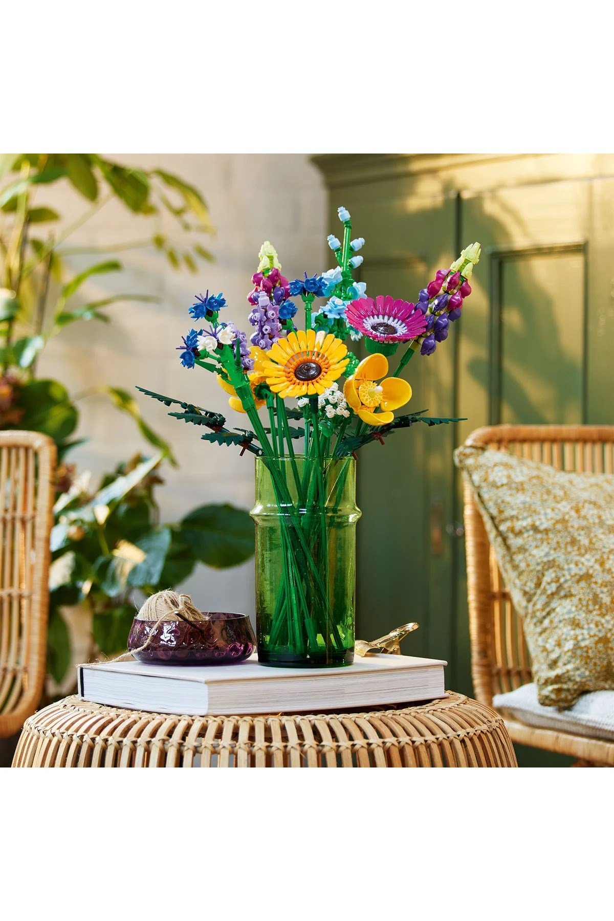 ® Botanicals Kır Çiçekleri Buketi 10313 – Yetişkinler için Model Yapım Seti (939 Parça)