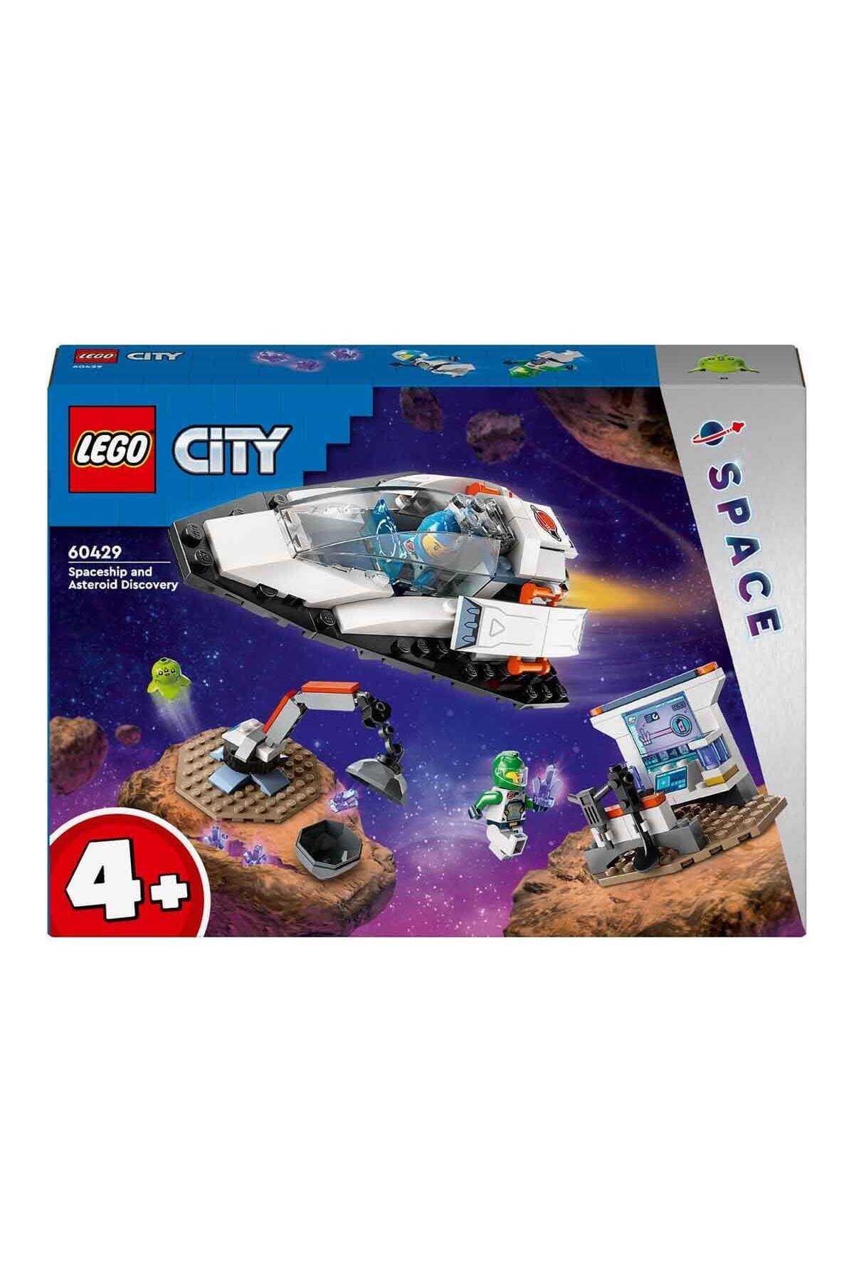 ® City Uzay Gemisi ve Asteroit Keşfi 60429 - 4 Yaş ve Üzeri Çocuklar için Uzay Laboratuvar
