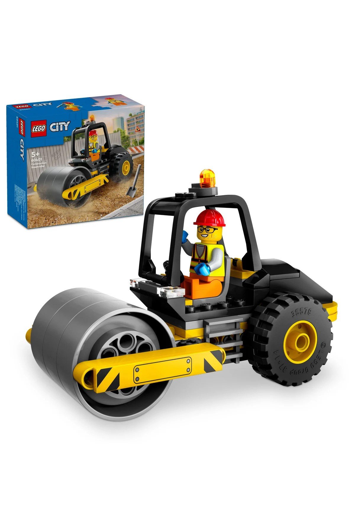 ® City Yol Silindiri 60401 -5+ için Yaratıcı Oyuncak Yapım Seti (78P)