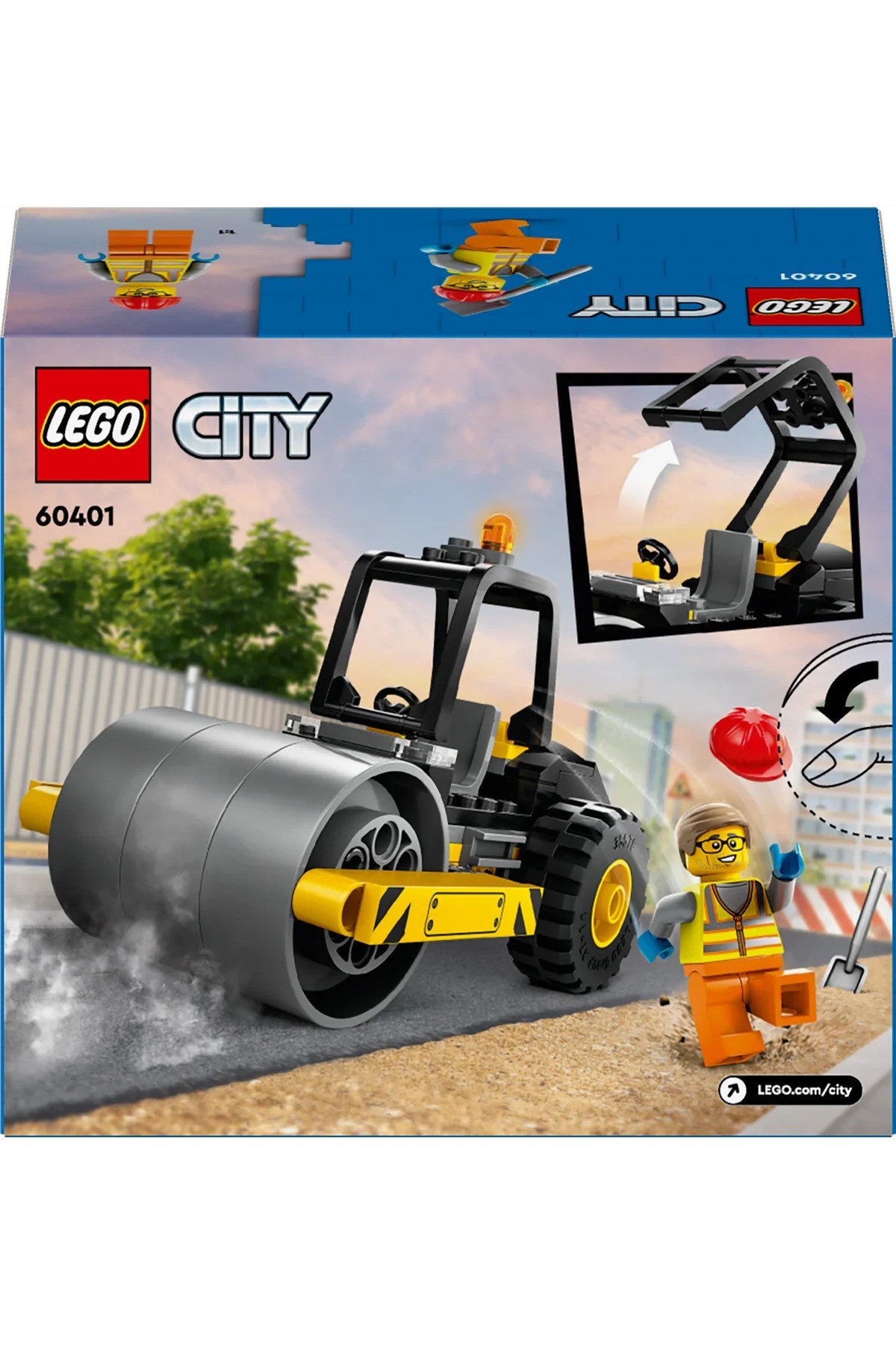 ® City Yol Silindiri 60401 -5+ için Yaratıcı Oyuncak Yapım Seti (78P)